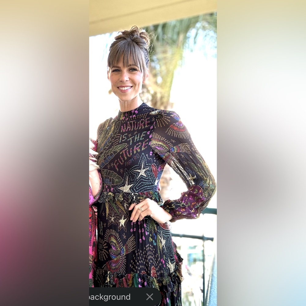 FARM Rio Multicolor Nature Print Dress - Picture 8 of 9